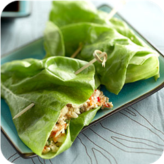 Spicy Tofu Lettuce Wraps 