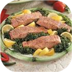 Seared Salmon with Balsamic Sauce