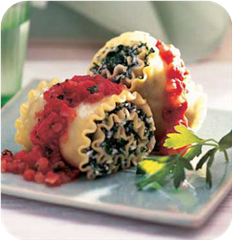 Spinach and Cheese Roll-Ups