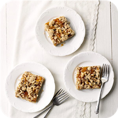 Passover apricot squares 