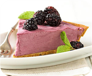 Black raspberry cream pie 