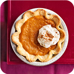 Mini pumpkin pudding pies 