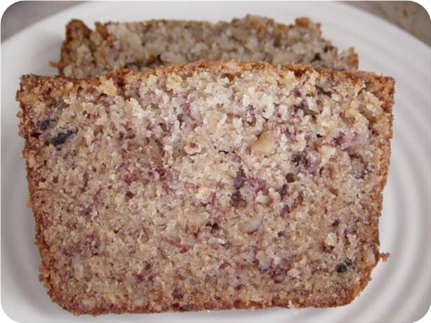 Moist Banana Walnut Bread