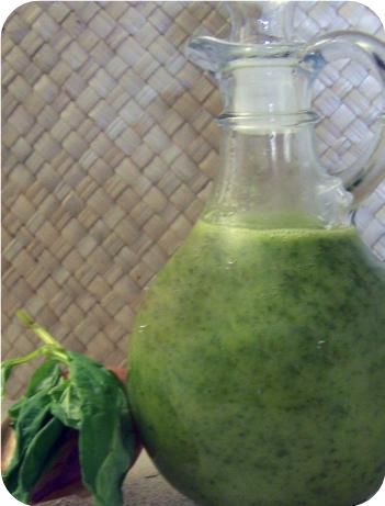 Fresh Basil Vinaigrette
