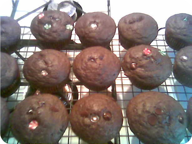 Chocolaty Chocolate Chip Whole Wheat Muffins