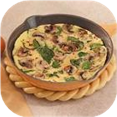 Mushroom Spinach Omelet