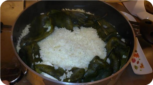 Poblano Peppers Rice