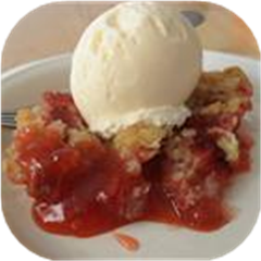 Rhubarb Strawberry Crunch