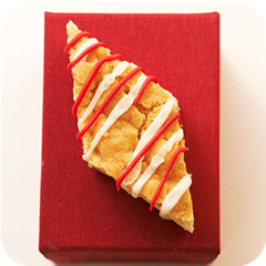 Nutty eggnog bars 