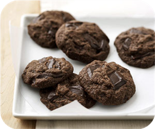Double Dark Chocolate Cookies