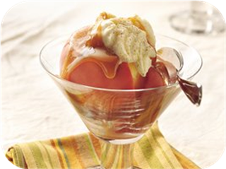 Baked Apples with Rum-Caramel Sauce