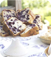 Blueberry pound cake 