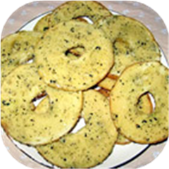 Salt and Garlic Bagel Chips