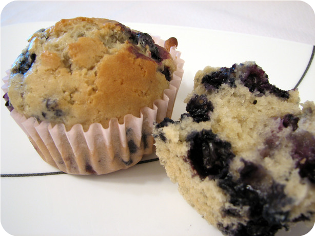 Very Simple Blueberry Muffins