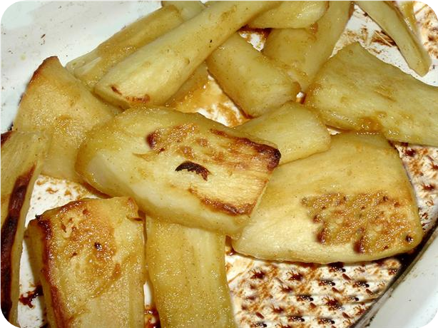 Mustard and Honey Glazed Parsnips
