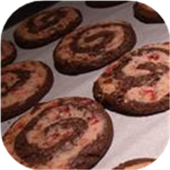 Chocolate Peppermint Pinwheels