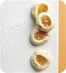 Rosemary-kissed orange thumbprint cookies tuscano 