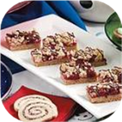 Chocolate-Drizzled Cherry Bars