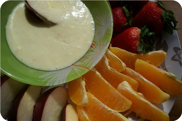 Cream Cheese Orange Sauce for Fruit