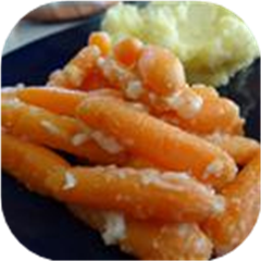 Parmesan Crusted Baby Carrots