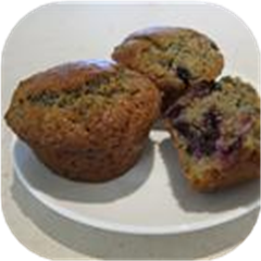 Blueberry Cornmeal Muffins