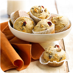 Cranberry-Walnut Muffins
