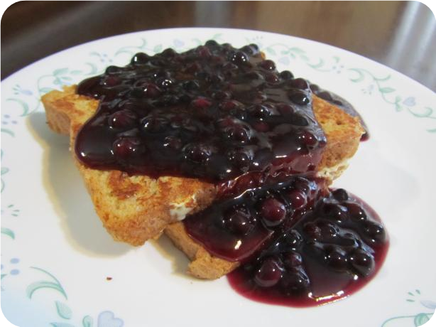 Fresh Blueberry Sauce