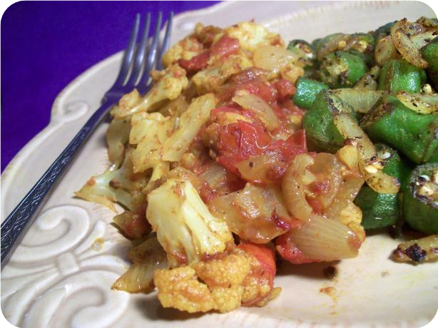 Fried Cauliflower --(Bilingani La Kukaanga)