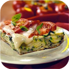 Zucchini-Pepperoni Pizza Frittata
