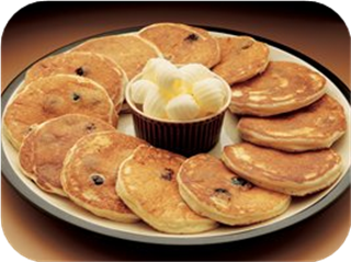 Sour Cream Blueberry Pancakes
