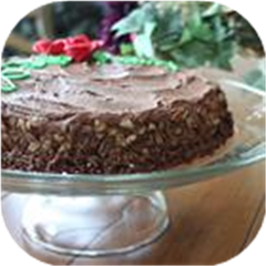 Low Sugar Mocha Nut Cake