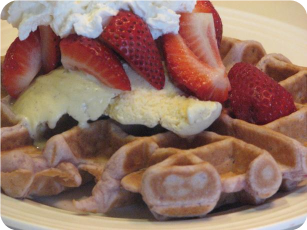Strawberry Waffles