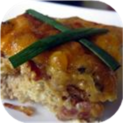 Bagel and Cheese Bake