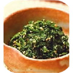 Japanese Spinach with Sweet Sesame Seeds