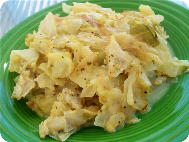 Cabbage Apple and Cheese Casserole