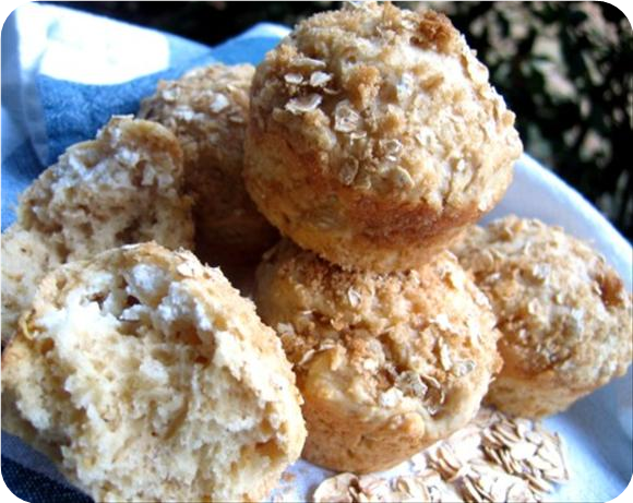 Oatmeal Cream Cheese Muffins