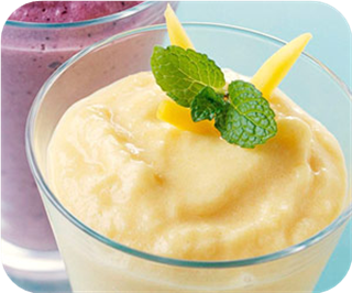 Luscious fruit smoothie 