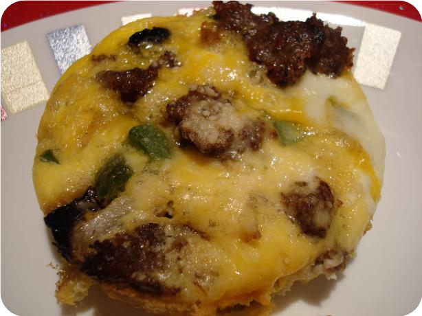 South Beach Diet Sausage Veggie Breakfast Muffins