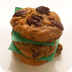 Chocolate gingerbread drops 