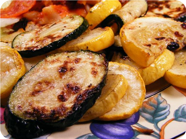 Marinated and Grilled Zucchini and Summer Squash