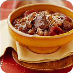 Pesto Meatball Stew
