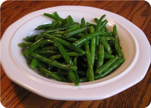 Garlic and Rosemary Green Beans