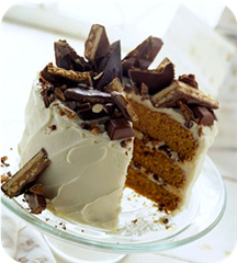 Burnt Sugar Candy Bar Cak 