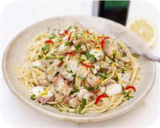 Fish linguine