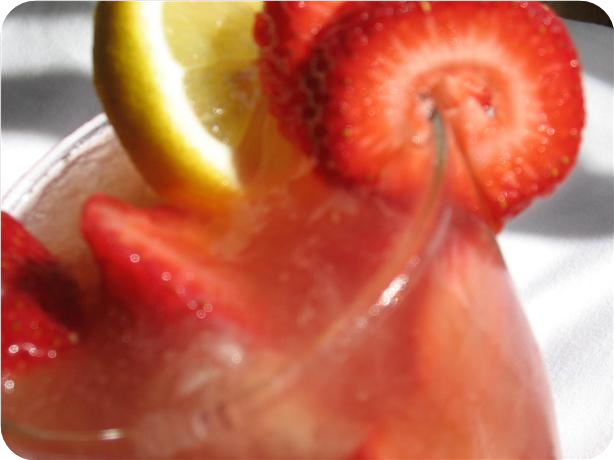 The Best Strawberry Lemonade Ever!!!!!