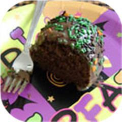 Hot Water Chocolate Cake