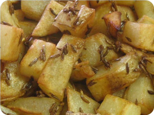 Libbie's Fried Potatoes With Caraway