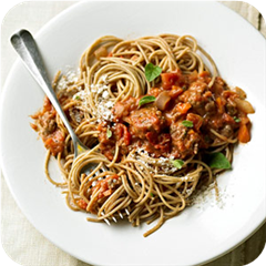 Spaghetti with best-ever bolognese sauce 