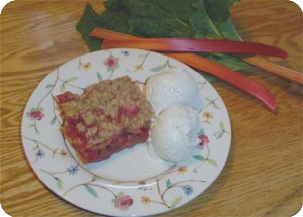 Rhubarb Crunch