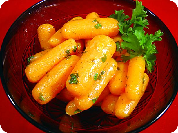 Baby Carrots with Lemon and Parsley